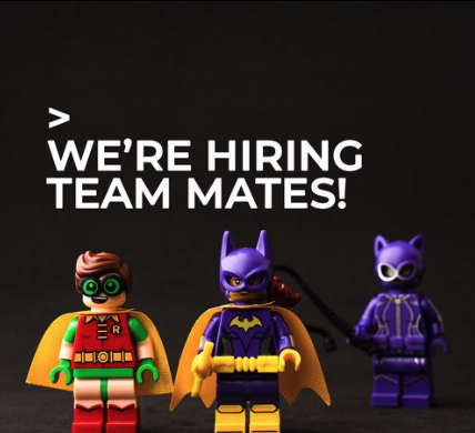 We’re hiring new team mates!